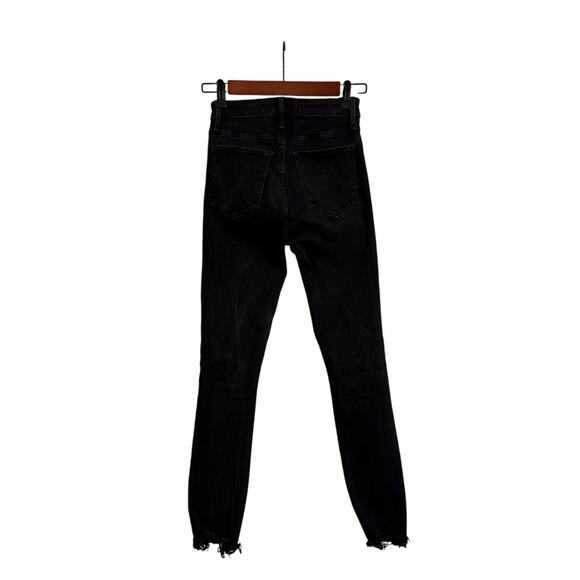 Abercrombie & Fitch Denim Super Skinny Ankle High Rise Black Jeans Size 24 (00) - Picture 4 of 6